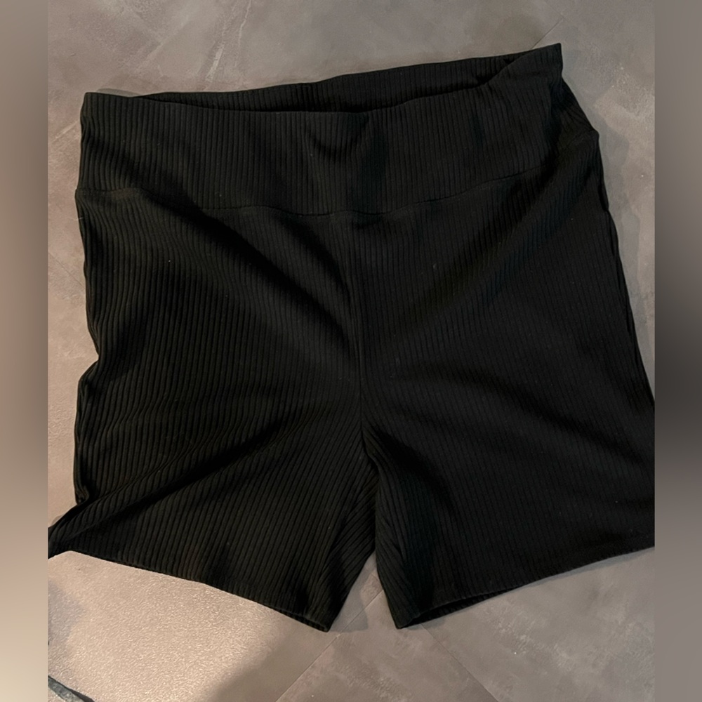 Bar III Black Bike Shorts Athletic Style